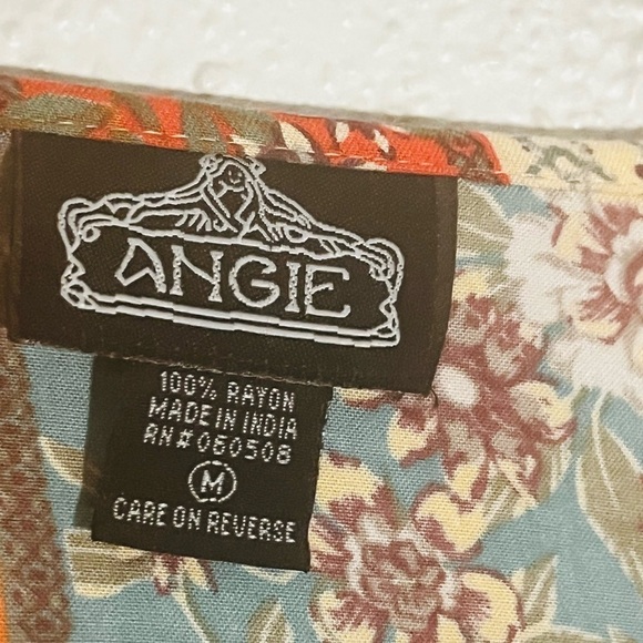 Angie Bell Sleeve Front Tie Kimono Dress Size M - Picture 3 of 4